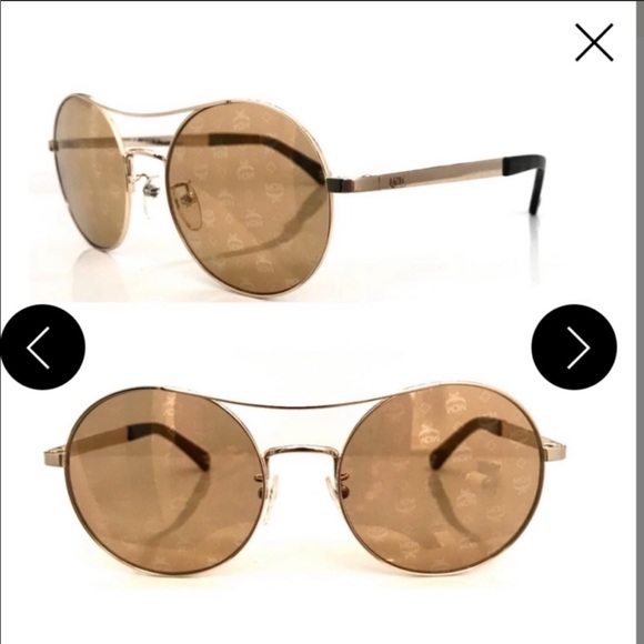 MCM Accessories - MCM bronze round sunglasses